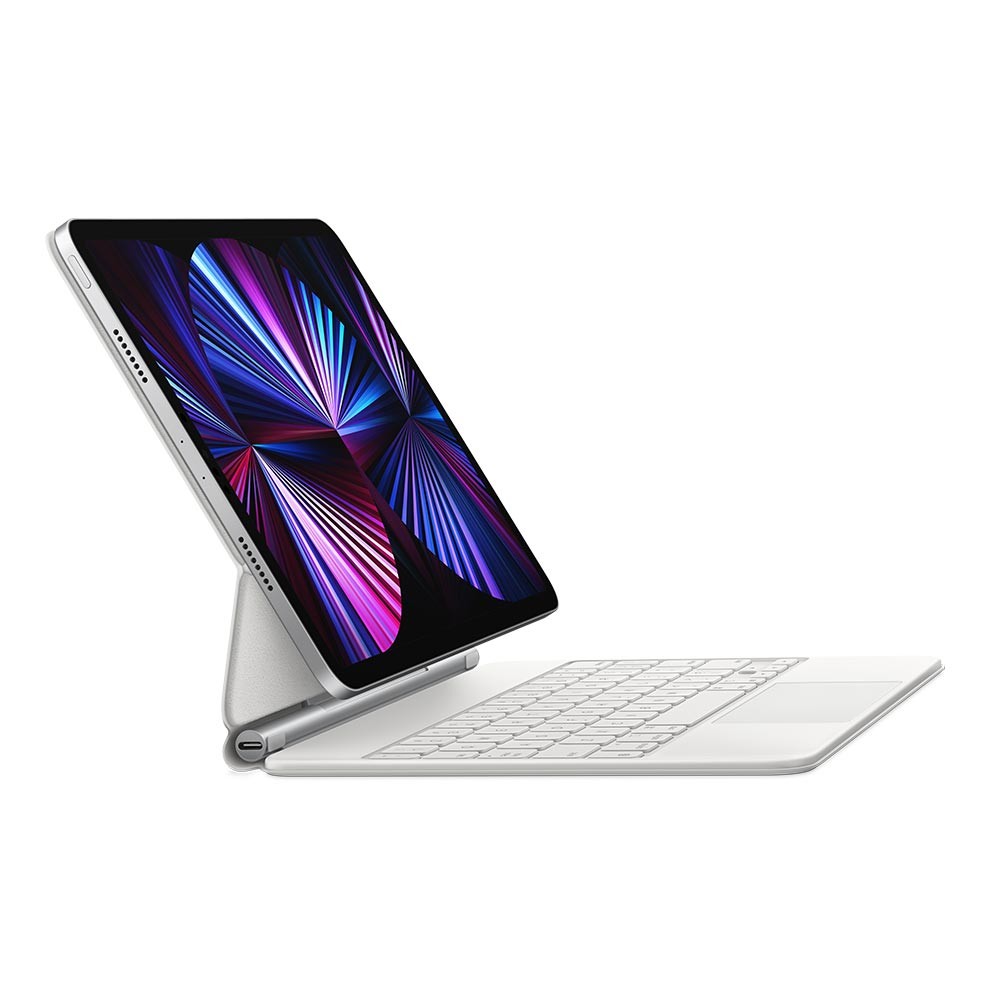 Apple Magic Keyboard for iPad Pro 11-inch (4th Gen)/iPad Air 11-inch M2 (2024)/iPad Air 5 - US English - White